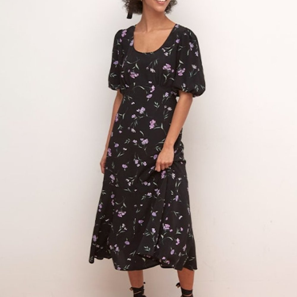 Black and Purple Floral Dress from Nobody's Child
